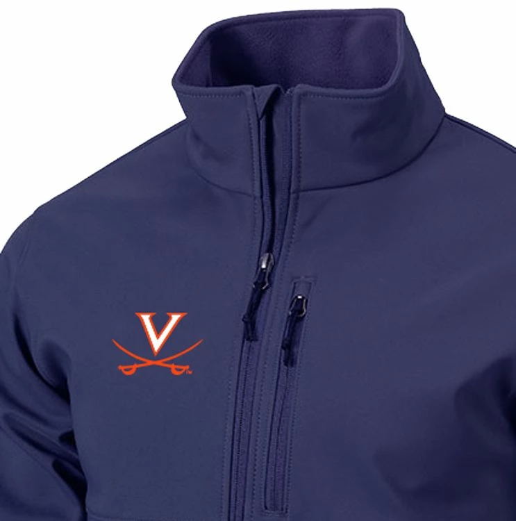 Cheap ⨠Columbia Men's Virginia Cavaliers Blue Ascender Soft Shell Jacket 𧨠- Image 2