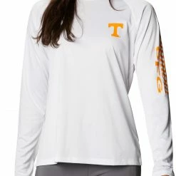 Coupon 🥰 Columbia 👩 Women's Tennessee Volunteers White Tidal Long Sleeve T-Shirt 🌟