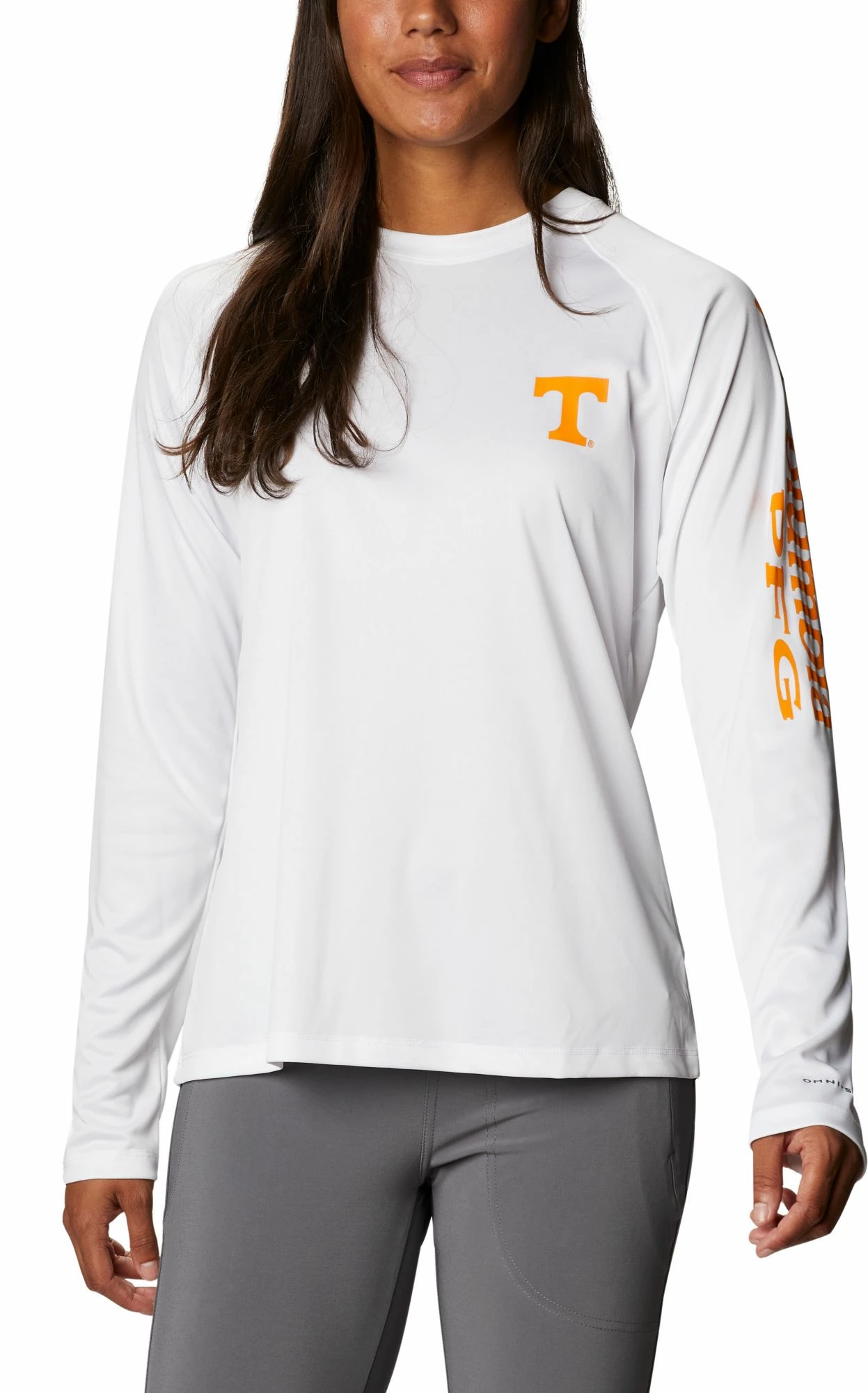 Coupon π₯° Columbia π© Women's Tennessee Volunteers White Tidal Long Sleeve T-Shirt π