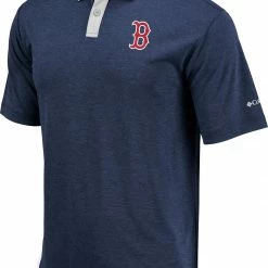 Best deal ⭐ Columbia Men's Boston Red Sox Navy Omni-Wick Range Polo ⭐