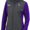 Promo 💯 Columbia 👩 Women's Colorado Rockies Purple Full-Zip Fleece Jacket ⌛