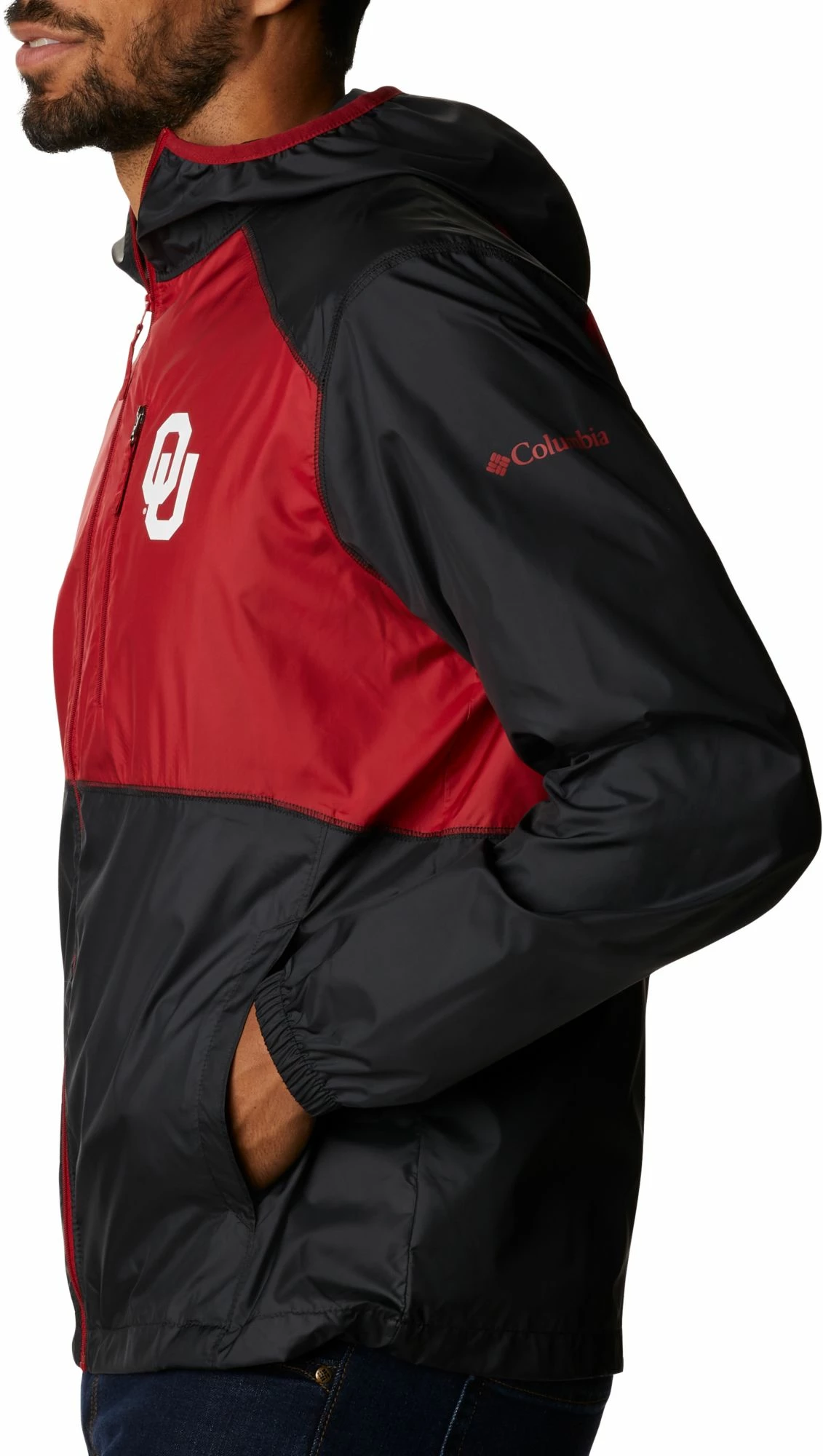 Deals π Columbia Men's Oklahoma Sooners Black CLG Flash Forward™ Jacket π - Image 3