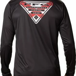 Flash Sale 😀 Columbia Men's PFG Terminal Tackle Tri-Fish Long Sleeve 👕 Shirt White/sc Flag 🛒