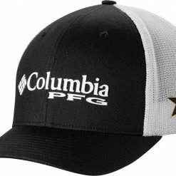 Outlet 🤩 Columbia Men's Vanderbilt Commodores Black PFG Snapback Adjustable Hat 🛒
