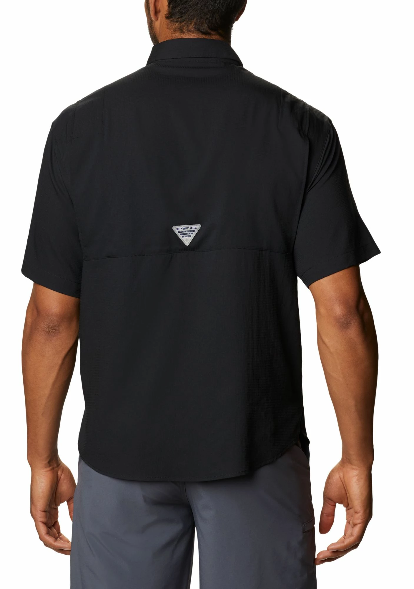 Budget π₯ Columbia Men's Ohio State Buckeyes Tamiami Performance Black π Shirt βοΈ - Image 2