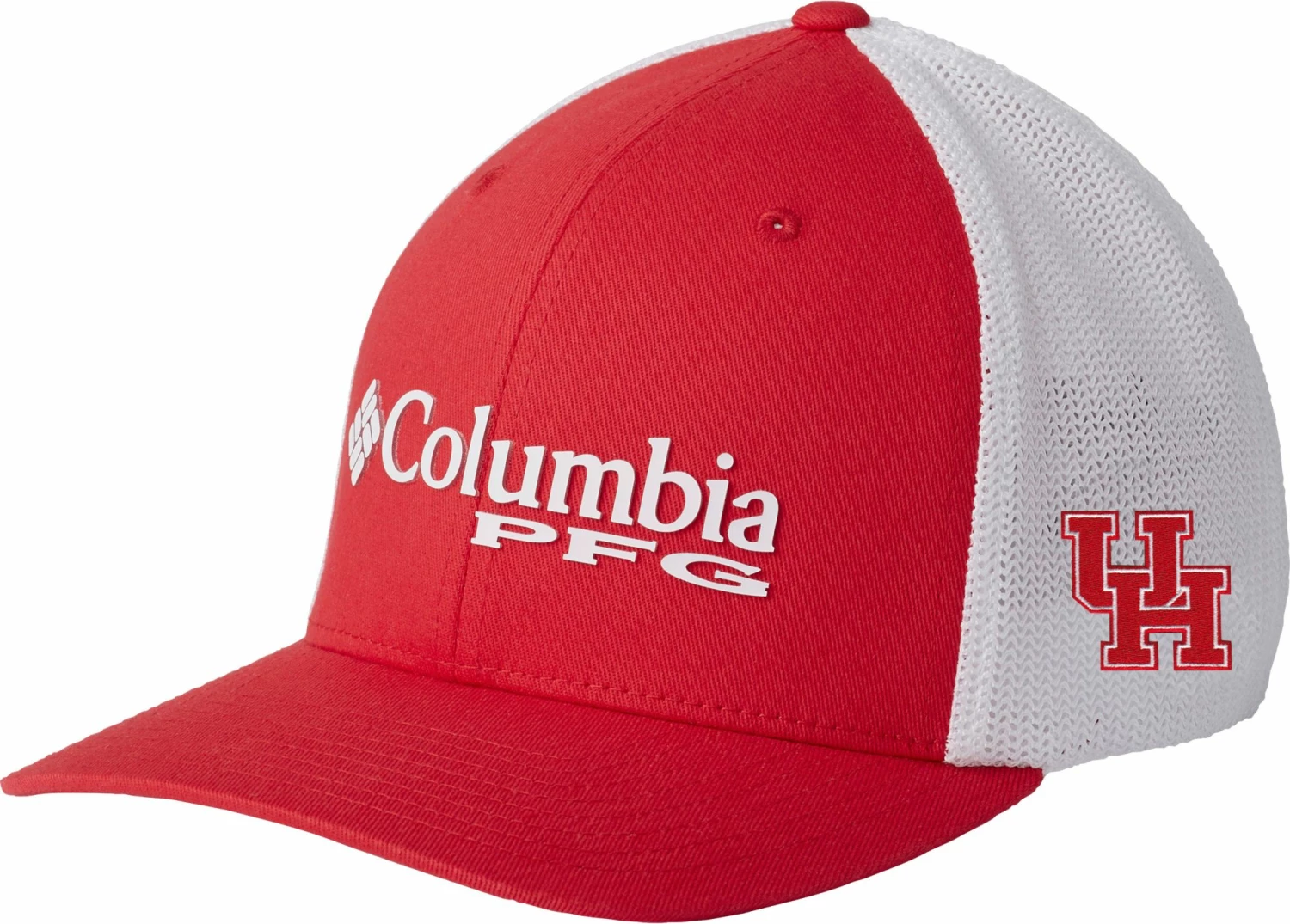 Best deal 𧨠Columbia Men's Houston Cougars Red PFG Mesh Adjustable Hat π