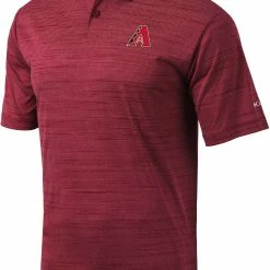 Brand new ❤️ Columbia Men's Arizona Diamondbacks Red Omni-Wick Set Performance Polo 😍