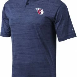 Promo 👏 Columbia Men's Cleveland Guardians Navy Omni-Wick Set Performance Polo 🛒