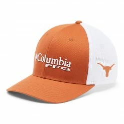 Cheap π Columbia Men's Texas Longhorns Green PFG Mesh Fitted Hat β€οΈ