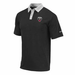 Best Pirce 😉 Columbia Men's D.C. United Omni-Wick Range Black Performance Polo 🎁