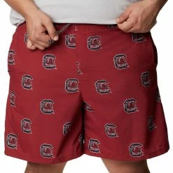 Best Pirce 🥰 Columbia Men's South Carolina Gamecocks Red Backcast Performance Shorts 🎁