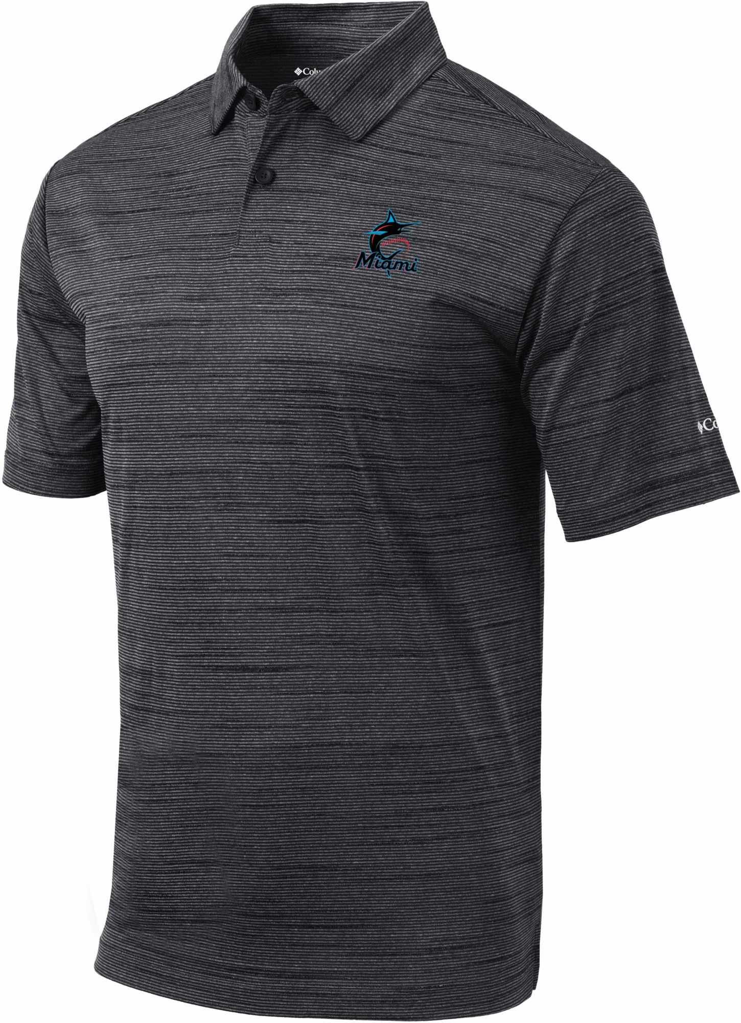 Best reviews of 𧨠Columbia Men's Miami Marlins Gray Omni-Wick Set Performance Polo π
