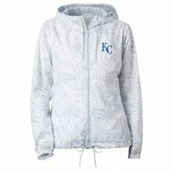Brand new π― Columbia π© Women's Kansas City Royals White Flash Forward Hoodie π
