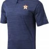 Best Sale 💯 Columbia Men's Houston Astros Navy Omni-Wick Set Performance Polo 🤩