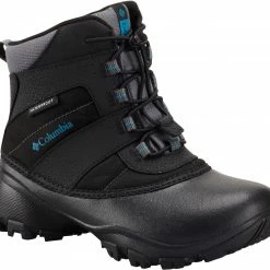 Brand new 😀 Columbia Kids' Rope Tow III 200g Waterproof Winter 🥾 Boots For 👧 Girls' Black/dark Compass 🧨