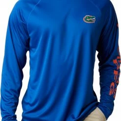 Brand new ✨ Columbia Men's Florida Gators Blue Terminal Tackle Long Sleeve T-Shirt 🔥