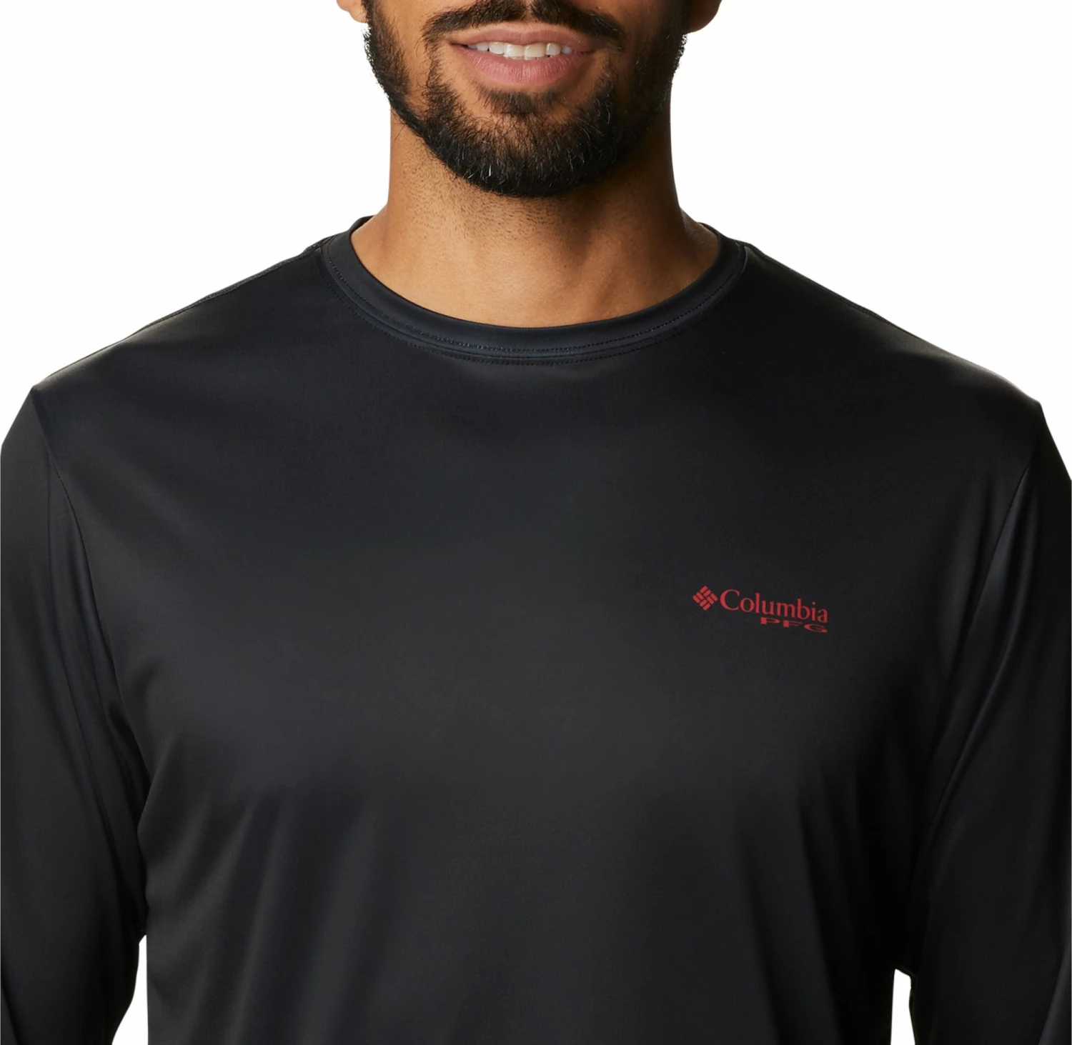 Best Sale β¨ Columbia Men's Terminal Tackle PFG Fish Flag Long Sleeve π Shirt Cgrey/ Deep Marine Trout π - Image 4