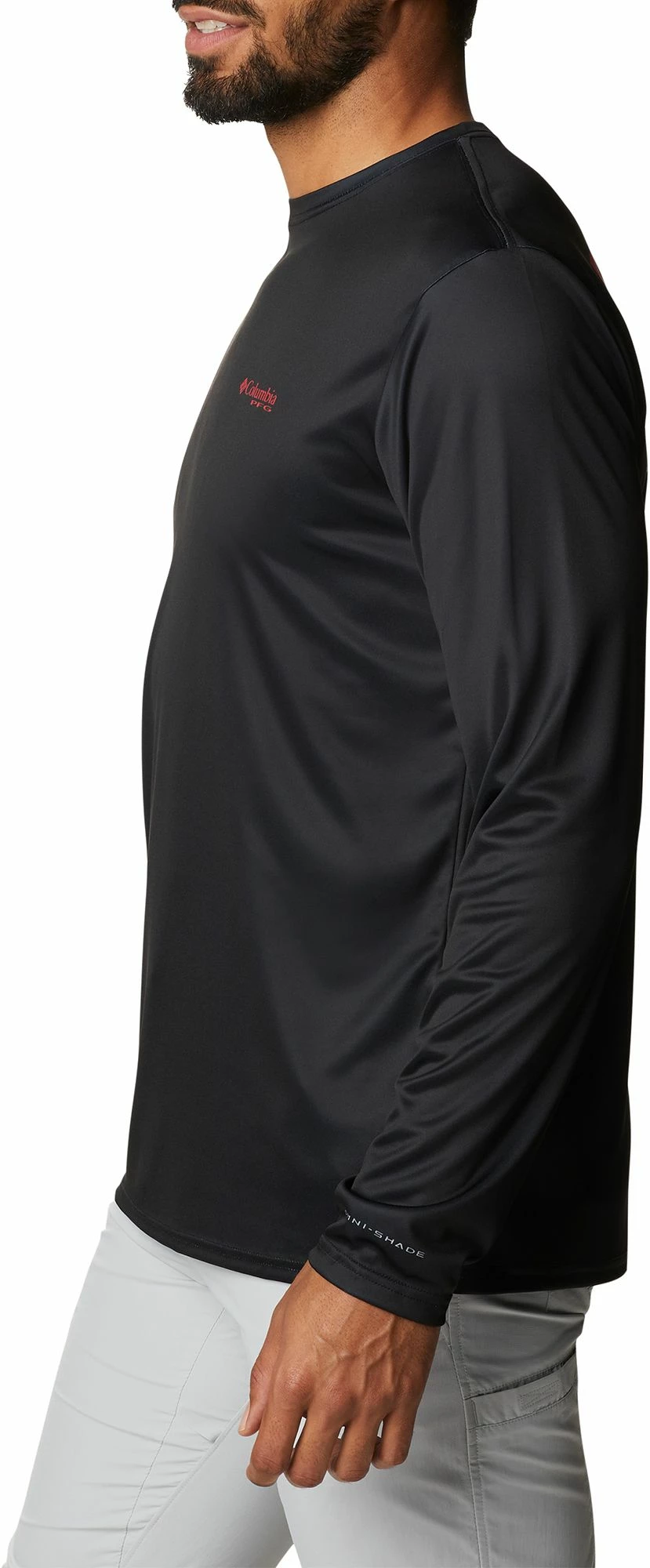 Best Sale β¨ Columbia Men's Terminal Tackle PFG Fish Flag Long Sleeve π Shirt Cgrey/ Deep Marine Trout π - Image 5