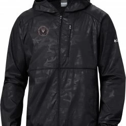 Brand new 🤩 Columbia Inter Miami CF Black Flash Forward Camo Windbreaker For Men 🌟