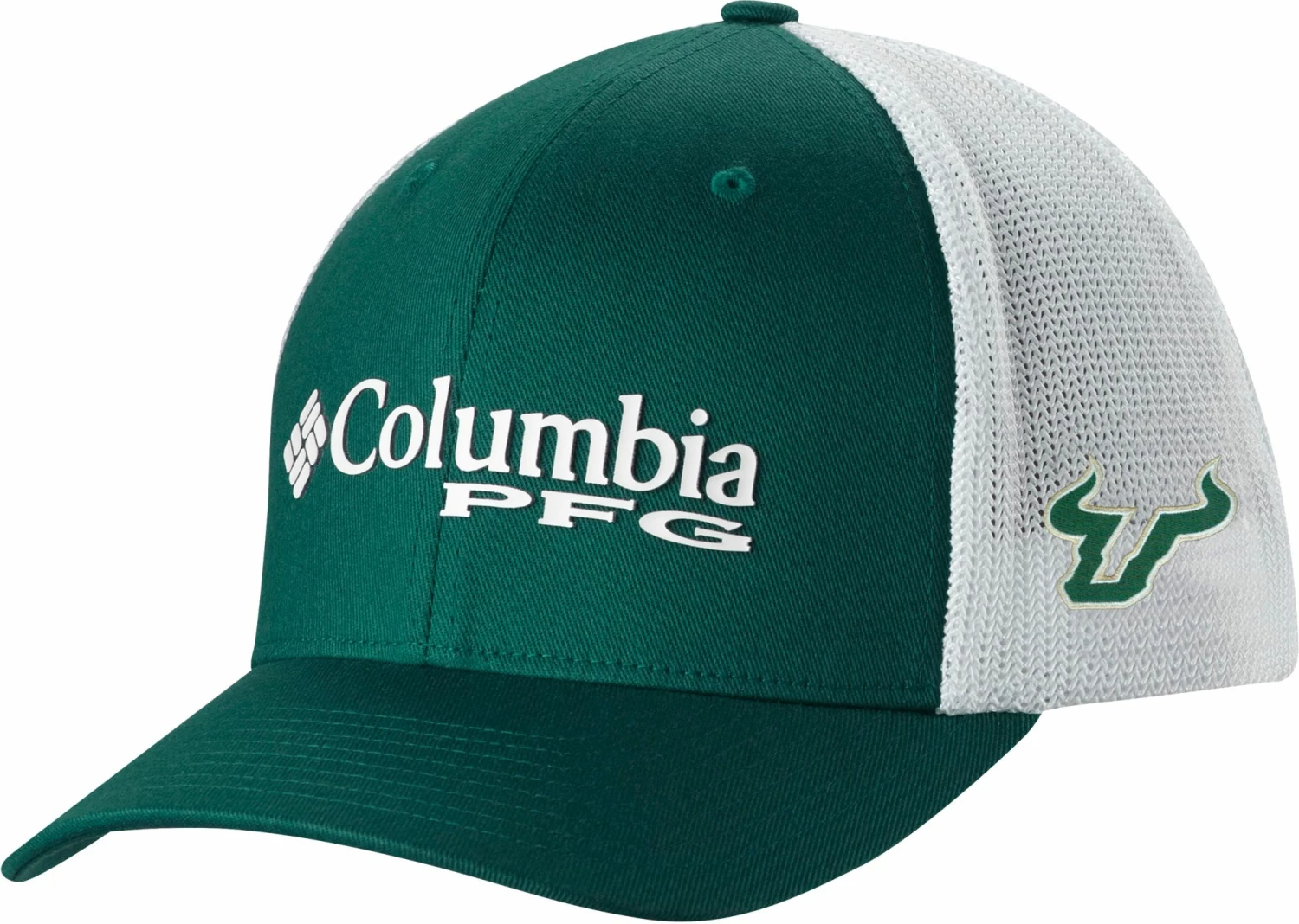 Budget π Columbia Men's South Florida Bulls Green PFG Mesh Adjustable Hat π€©