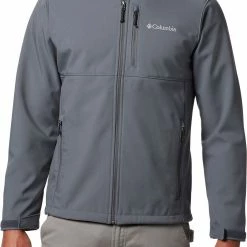 Discount 👏 Columbia Men's Ascender Softshell Jacket Black 🧨