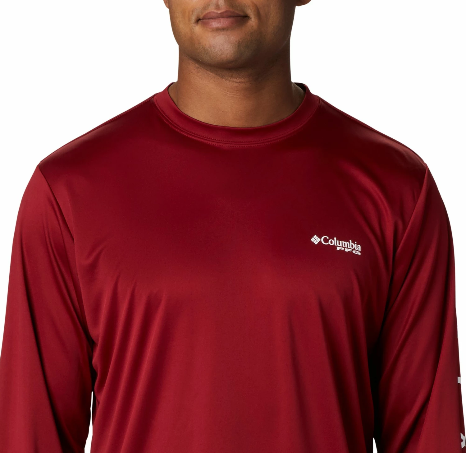 Buy π Columbia Men's Terminal Tackle PFG Destination Long Sleeve π Shirt Red Spark/usa π - Image 4