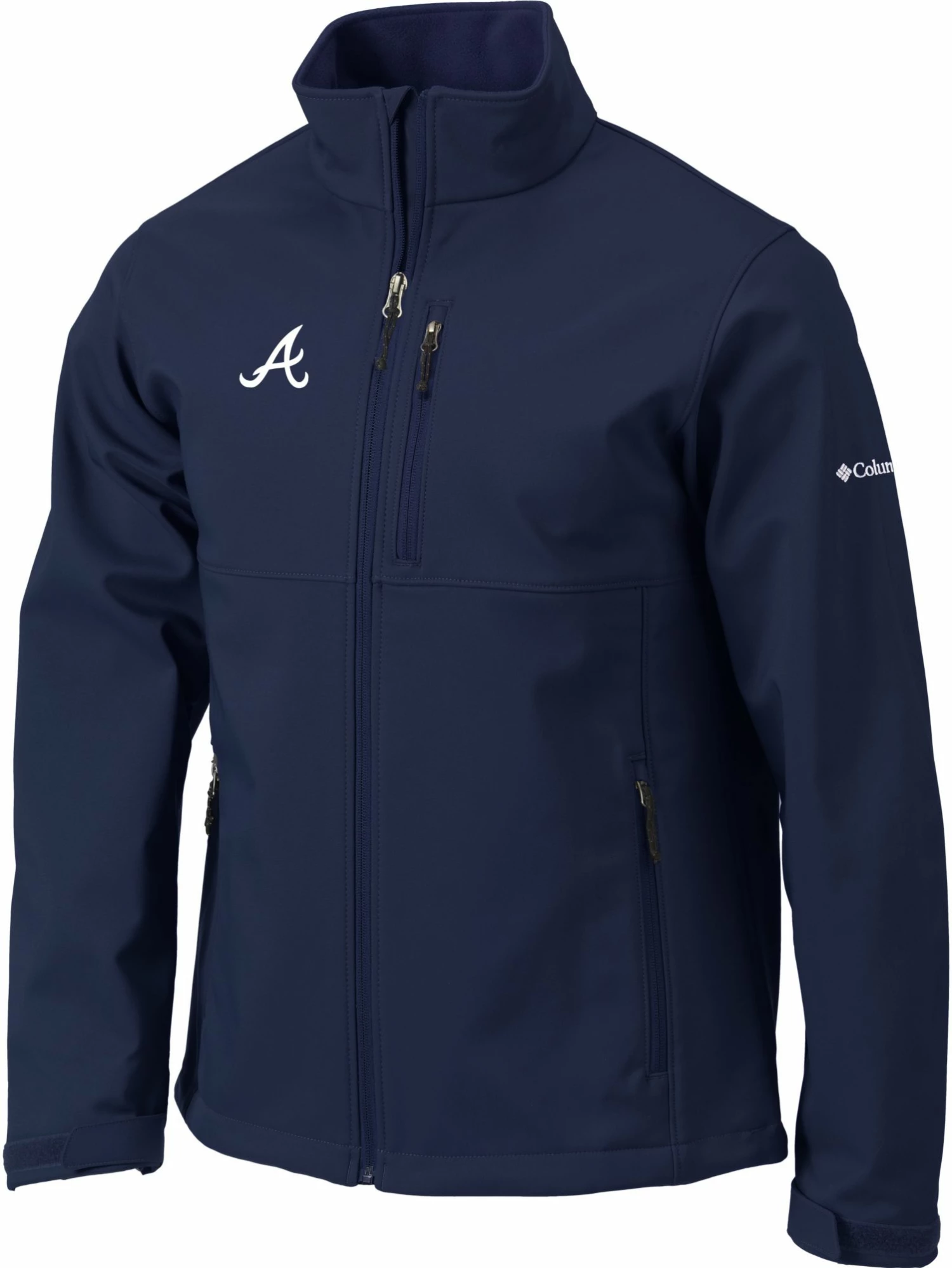 Best Sale π€© Columbia Men's Atlanta Braves Navy Ascender Full-Zip Jacket π