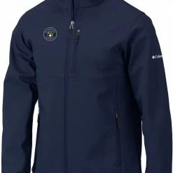 Wholesale 😉 Columbia Men's Milwaukee Brewers Navy Ascender Full-Zip Jacket 🎉
