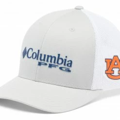 Wholesale 💯 Columbia Men's Auburn Tigers Grey PFG Snapback Adjustable Hat 🤩