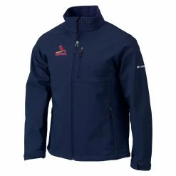 Coupon ✔️ Columbia Men's St. Louis Cardinals Navy Ascender Softshell Jacket ✔️