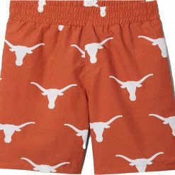 Cheap 🤩 Columbia Youth Texas Longhorns Backcast Printed Performance Orange Shorts For 👧 Girls' 🎉