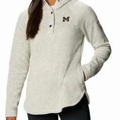Best deal 𧨠Columbia π© Women's Michigan Wolverines Darling Days Full-Zip White Hoodie β¨