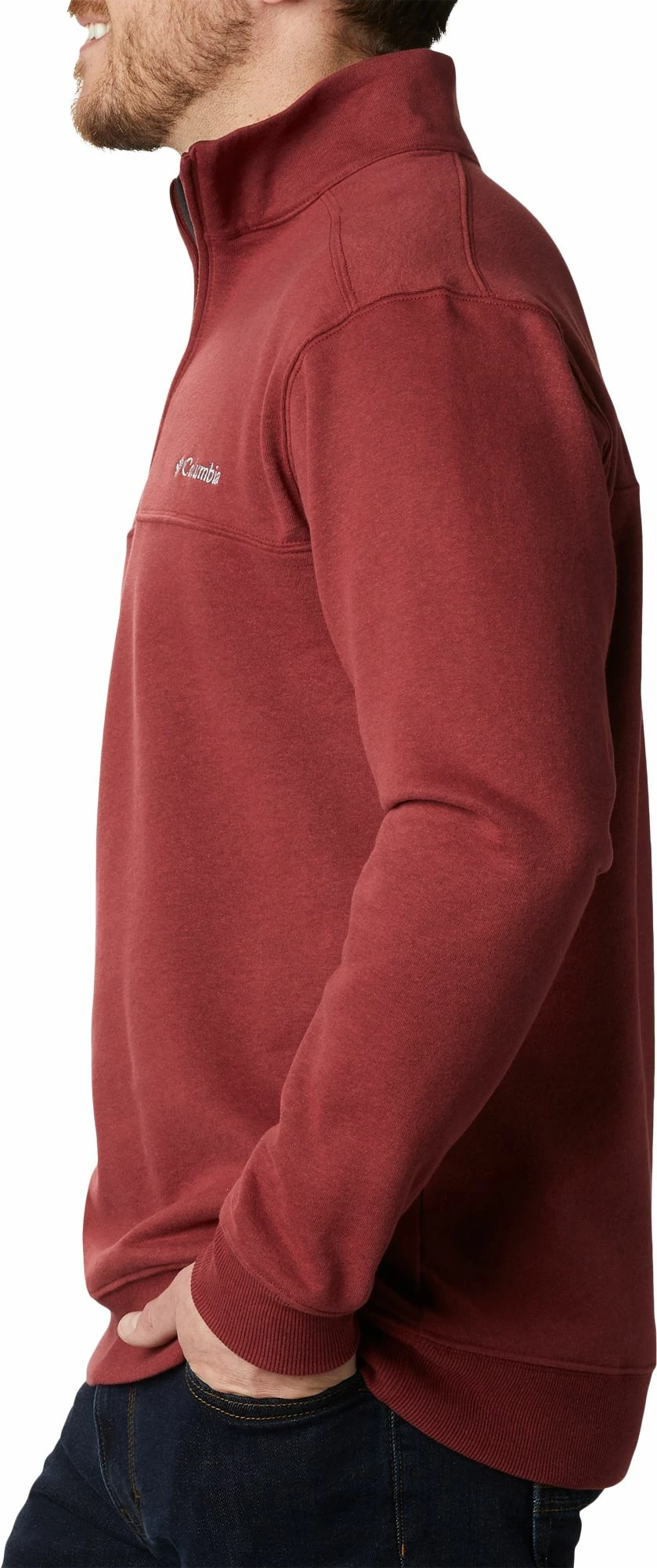 Cheap π Columbia Men's Hart Mountain 1/2 Zip Pullover Black π - Image 3