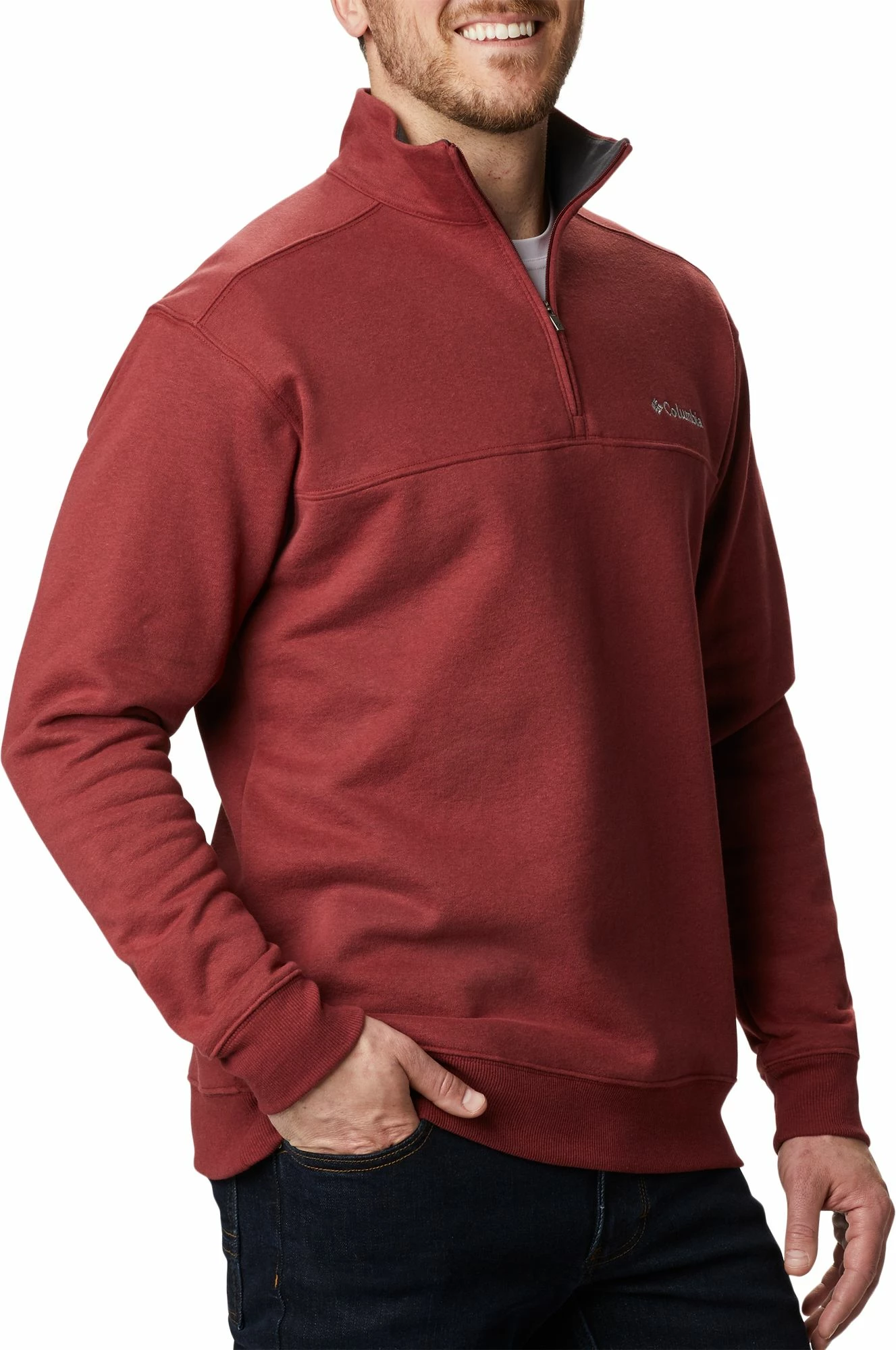 Cheap π Columbia Men's Hart Mountain 1/2 Zip Pullover Black π - Image 5