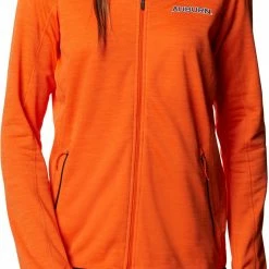 Deals ❤️ Columbia 👩 Women's Auburn Tigers Orange Sapphire Trail Full-Zip Jacket ✨