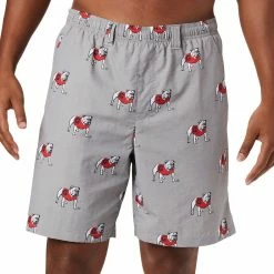 Hot Sale ✨ Columbia Men's Georgia Bulldogs Red Backcast II Printed Performance Shorts 🔥