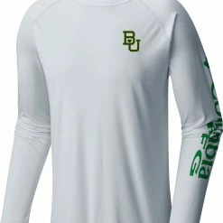 Best reviews of ⌛ Columbia Men's Baylor Bears White Terminal Tackle Long Sleeve T-Shirt 🤩