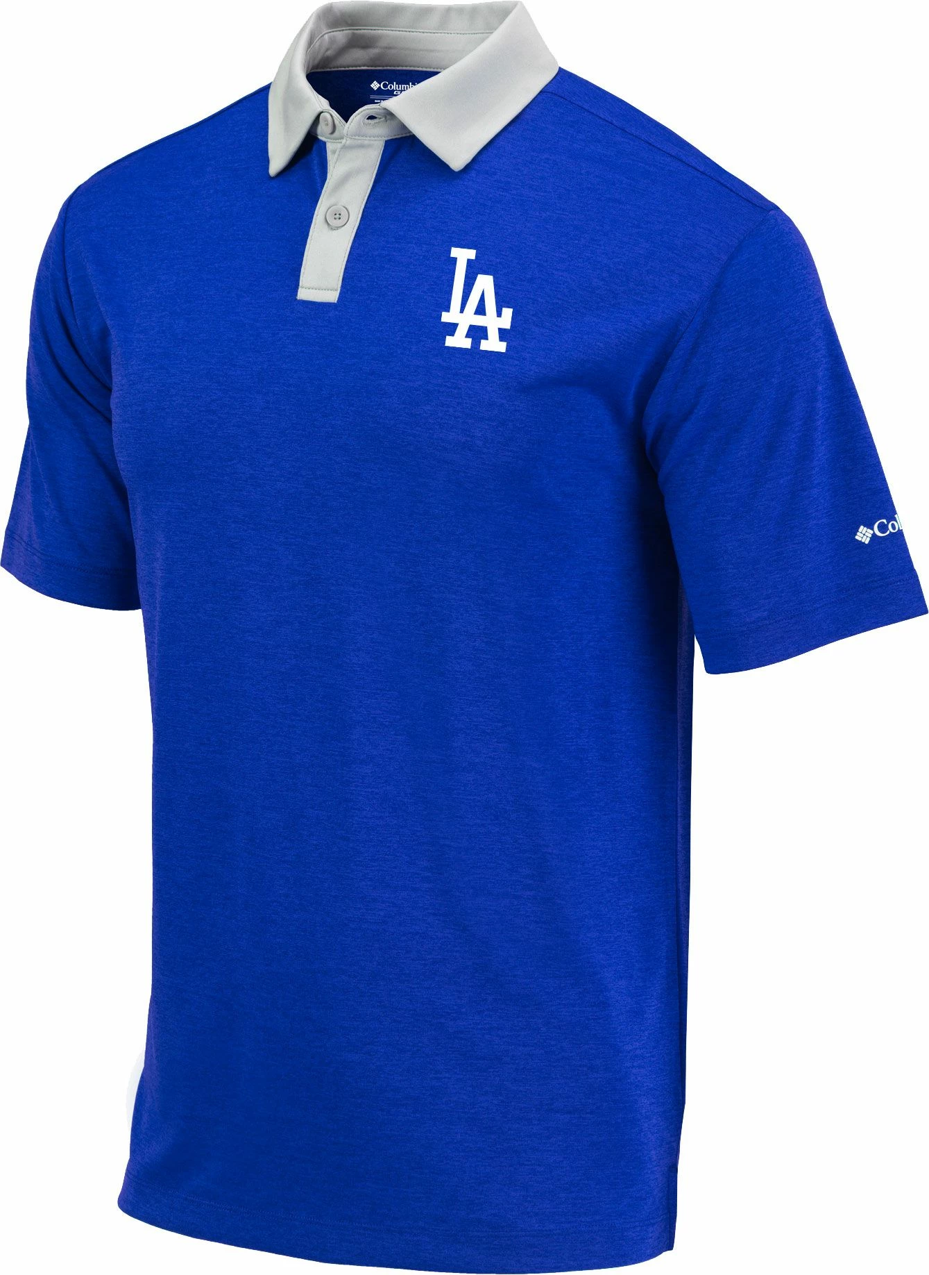 Promo βοΈ Columbia Men's Los Angeles Dodgers Dodger Blue Omni-Wick Range Polo π―