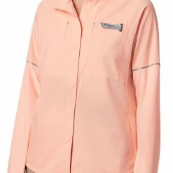 Promo 🎁 Columbia 👩 Women's PFG Ultimate Catch Zero Long Sleeve Hybrid 👚 Shirt Tiki Pink 😍