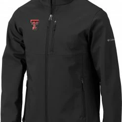 Outlet 💯 Columbia Men's Texas Tech Red Raiders Black Ascender Full-Zip Jacket ✔️