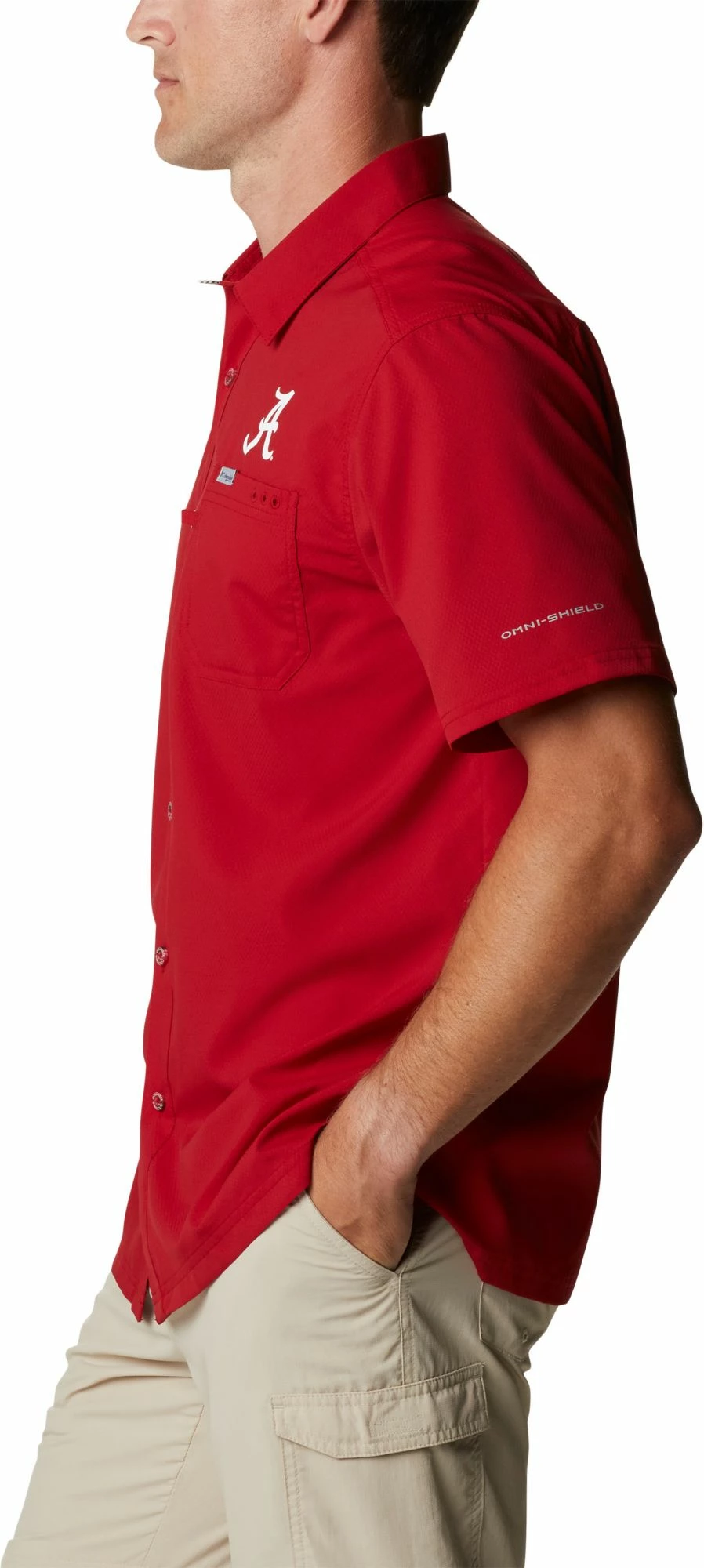 Flash Sale β Columbia Men's Alabama Crimson Tide Crimson Slack Tide Button-Down π Shirt βοΈ - Image 2