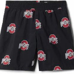 Buy ⌛ Columbia Youth Ohio State Buckeyes Backcast Printed Performance Black Shorts For Boys' 🌟