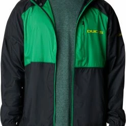 Buy 🔥 Columbia Men's Oregon Ducks Black Flash Forward Full-Zip Jacket 😀