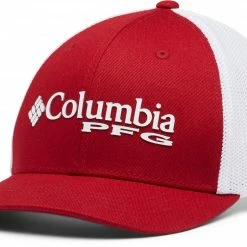 Promo 🔥 Columbia Youth Alabama Crimson Tide Crimson PFG Mesh Adjustable Hat For 👧 Girls' ⌛