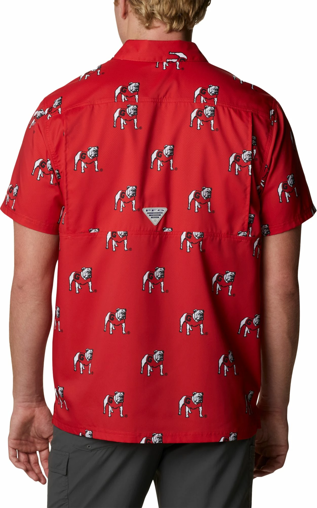 Brand new π― Columbia Men's Georgia Bulldogs Red Super Slack Button Down π Shirt π - Image 5