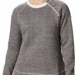 Wholesale β€οΈ Columbia π© Women's Chillin Sweater Chalk Houndstooth π