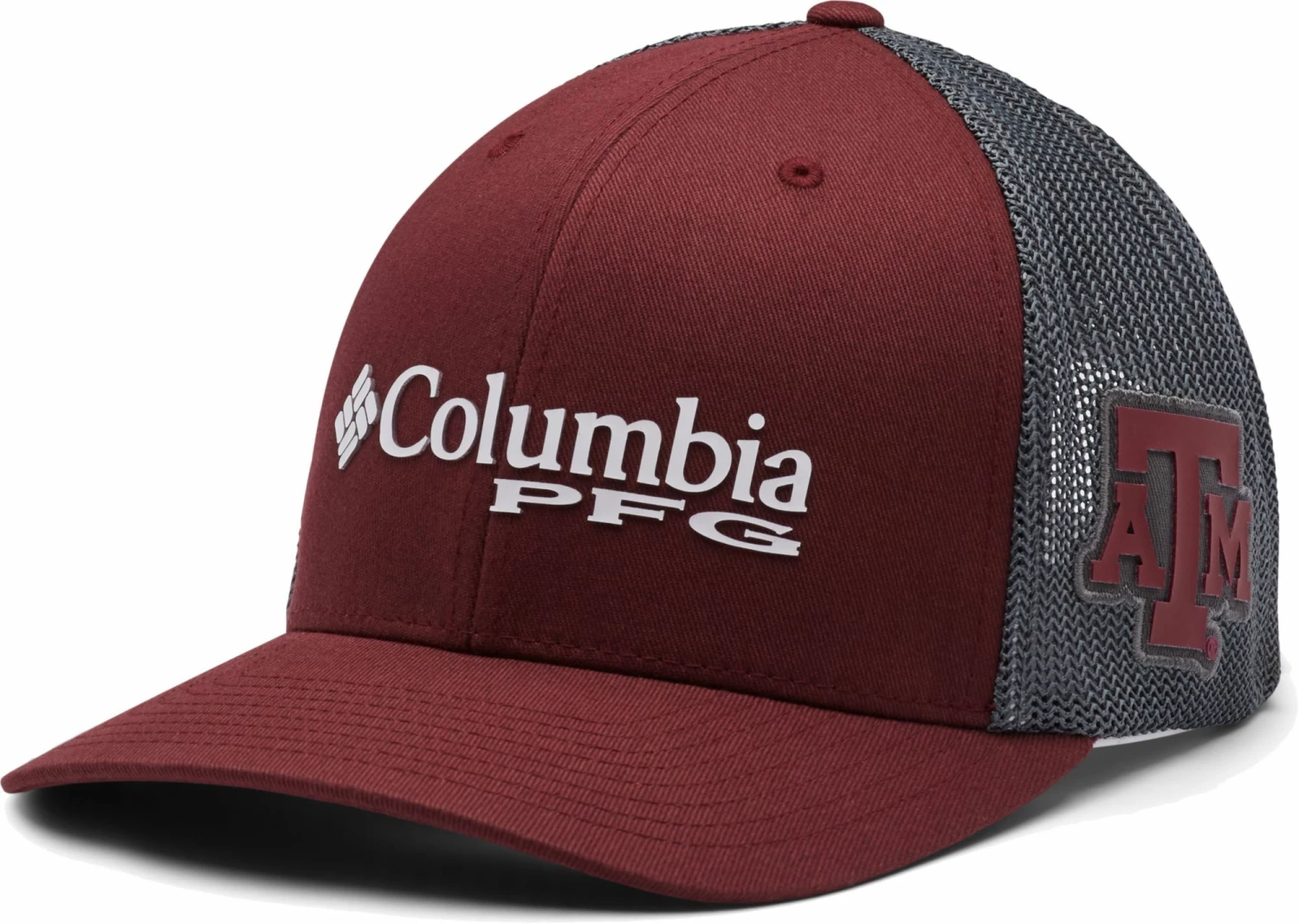 Top 10 π Columbia Men's Texas A&M Aggies Maroon PFG Mesh Fitted Hat β