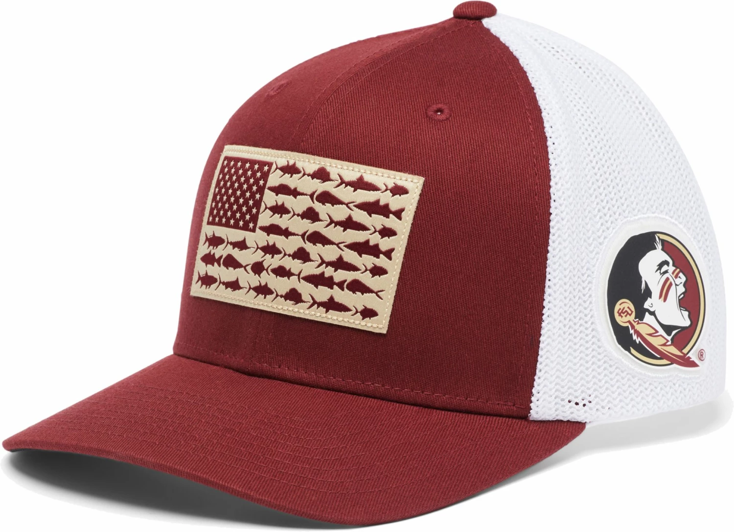 Best reviews of π Columbia Men's Florida State Seminoles Garnet PFG Flag Mesh Fitted Hat β
