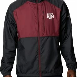Coupon 🧨 Columbia Men's Texas A&M Aggies Black Flash Forward Full-Zip Jacket 😍