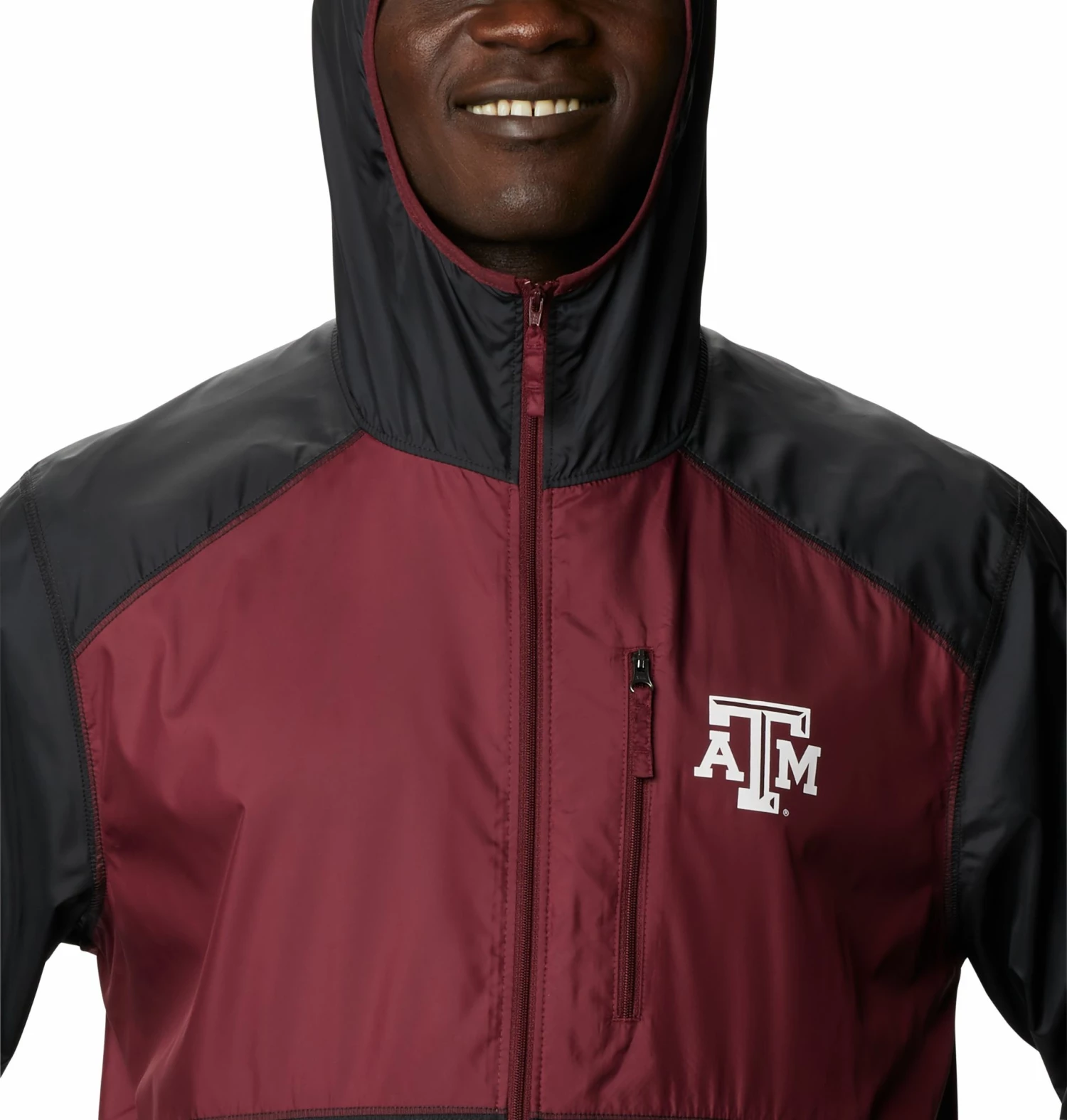 Coupon 𧨠Columbia Men's Texas A&M Aggies Black Flash Forward Full-Zip Jacket π - Image 5